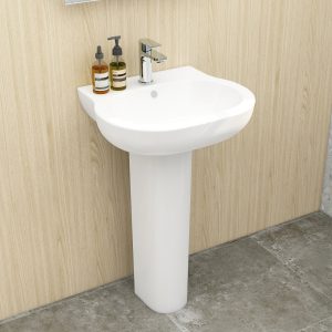 560mm Full Pedestal Basin 1TH