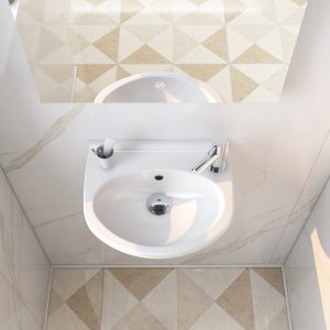 Ivo 360mm Cloakroom basin one tap hole