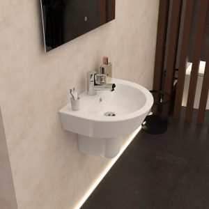 Universal Round Semi Pedestal