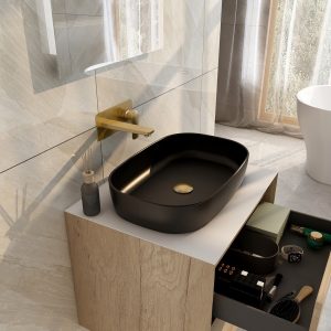 Grace slimline basin in black