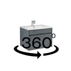alma 600 grey marble 360 degree icon