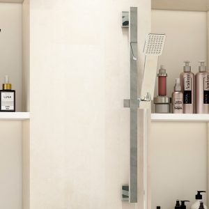 Bloque slide rail kit with Dekka single function handset and smooth hose