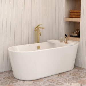Imex Essence 1700mm fully reinforced freestanding bath (waste / overflow not included)