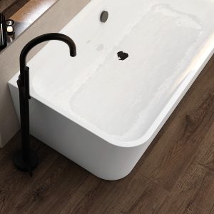 Ravine 1700mm fully reinforced back to wall freestanding style bath