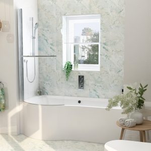 Imex Premiercast Multi layer Reinforced Ronda 1700 Left Hand Shower Bath