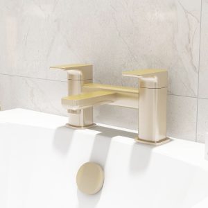 Flite bath filler in Brushed Brass by Imex