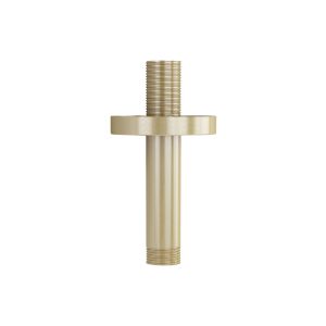 75mm Brushed Brass Round Ceiling Mounted Shower Arm