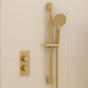 Imex Ravine Slide Rail Only in Brushed Brass