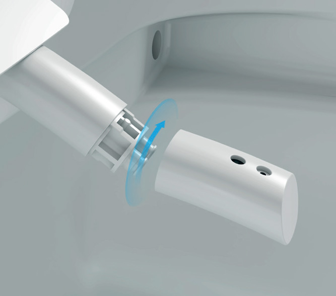 self cleaning sprayer