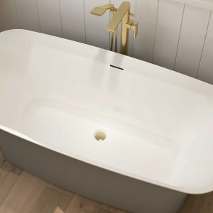 Imex Blade Freestanding Bath in Grey