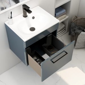 Imex Ivan 500 Bathroom Furniture in Steel Blue