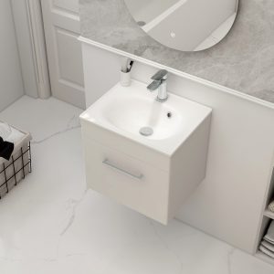 Imex Ivan 500 Bathroom Furniture in Matt White
