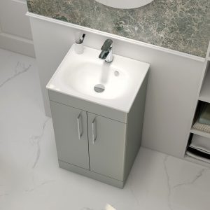 Ivan Pistachio Bathroom Furniture 2 Door by Imex