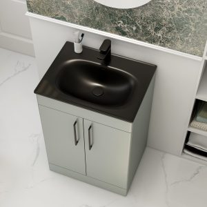 Ivan Pistachio Bathroom Furniture 2 Door by Imex
