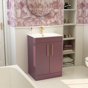 Ivan Plum Bathroom Furniture Floor Standing by Imex