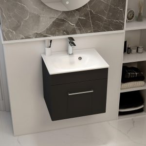 Imex Ivan Bathroom Furniture in Black by Imex