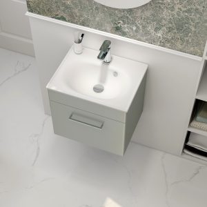 Ivan Pistachio Bathroom Furniture Wall Mounted by Imex