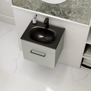 Ivan Pistachio Bathroom Furniture Wall Mounted by Imex