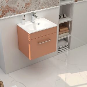 Ivan Terracotta Bathroom Furniture Wall Mounted by Imex