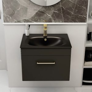 Imex Ivan Bathroom Furniture in Black by Imex