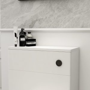 Matt Black flush button by Imex
