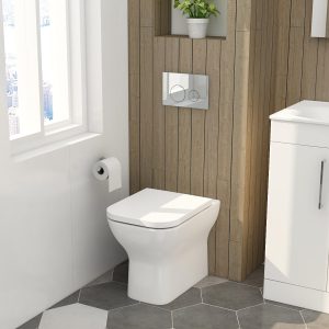 Quadro comfort height back to wall pan