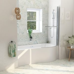 Imex Premiercast Multi layer Reinforced Ronda 1700 Right Hand Shower Bath