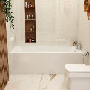 Imex Premiercast Multi layer Reinforced Quadro 1700x750 Single Ended Bath