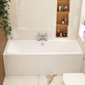 Imex Premiercast Multi layer Reinforced Quadro 1700x750 Double Ended Bath