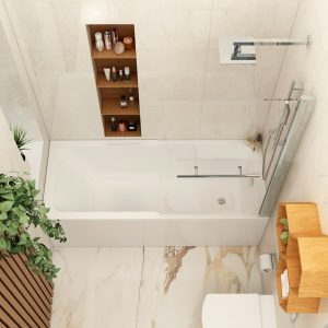 Premiercast Quadro keyhole bath 1700x700 (inc. leg pack)