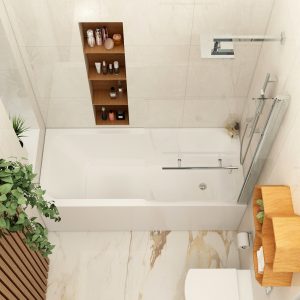 Premiercast Quadro keyhole bath 1700x750 (inc. leg pack)